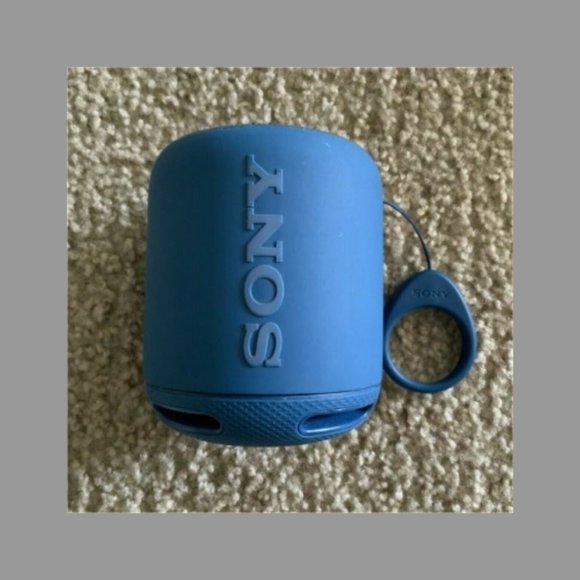 SONY MINI BOOMBOX WIRELESS BLUETOOTH EXTRA-BASS PORTABLE ON THE GO SPEAKER BLUE